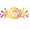 Basket-ball Graffiti Streetball Style Urbain