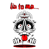 Mysterious skull with triangle