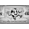Fußballtor Cartoonjubel Teamgeist