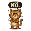 Nope - cat says no