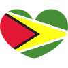 Guyana heart flag