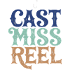 Cast Miss Reel Retro Peach