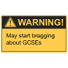 Bragging GCSE results