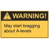 Bragging A level results