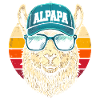 Alpaka Retro Sonnenbrillen Cap