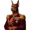 Doberman Portrait: The Royal General