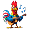 Hahn on the guitar