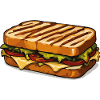 CheeseSandwich Cartoon Illustration