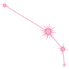 Widderstern Sternbild Tierkreiszeichen Pastellrosa