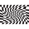Warped Checker Optical Spiral