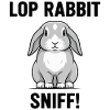 Ram Rabbit Sniff Lop Rabbit Grey
