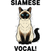 Siamese Vocal Cat Blue Eyes Feline