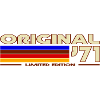 Originales 71 Rainbow Retro-Abzeichen