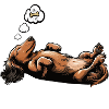 Hundemüde Langhaardackel Dackel Dackelhalter 