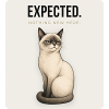 EXPECTED Sarcastic Cat Design