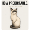 HOW PREDICTABLE Sarcastic Cat Design