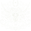Buffalo Skull with Flowers