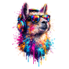 Llama Pop Art