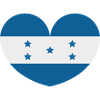 Honduras heart flag