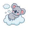 Nuage Koala Somnolent
