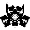Gas Mask Skullsilhouette