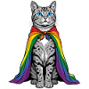 LGBTQ Pride Month - Rainbow Cat