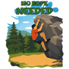 No rope needed: boulder climbers