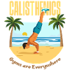 Calisthenics on the beach