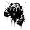 Dark Bear Spritz Graffiti