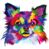 Kaleidoscope Pup Portrait