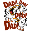 Funny Seagull Dad - Dad Dad Dad