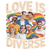 Love Is Diverse Pride Rainbow