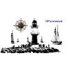 Warnemünde Leuchtturm Kompass Edition