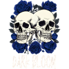 Dark Bloom – Gothic Skulls and Roses