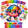 Neurodiversity Autism Stars Child