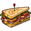 Club Sandwich Pin Art