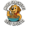 Mehr Spaghetti, weniger Ärger, Hunde-Spaghetti