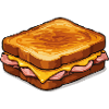 Cheese Sandwich Pop Art Illustration