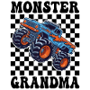 Monster Truck Blue Flames