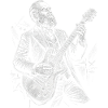 James A Playing Guitar