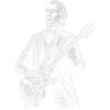 James K. Polk Playing Guitar