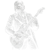 John Quincy Adams Playing Guitar