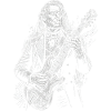 Millard Fillmore Playing Guitar