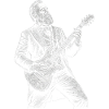 Rutherford B. Hayes Playing Guitar