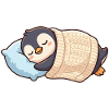 Penguin Sleeping