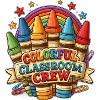 Farbenfrohe Klassenzimmercrew