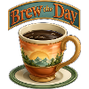 Brew the Day Sunrise Landscape Mug