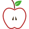 Pomme coupée
