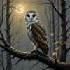 majestic barn owl barn owl