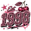 Est. 1998 Pink Leopard Birthyear